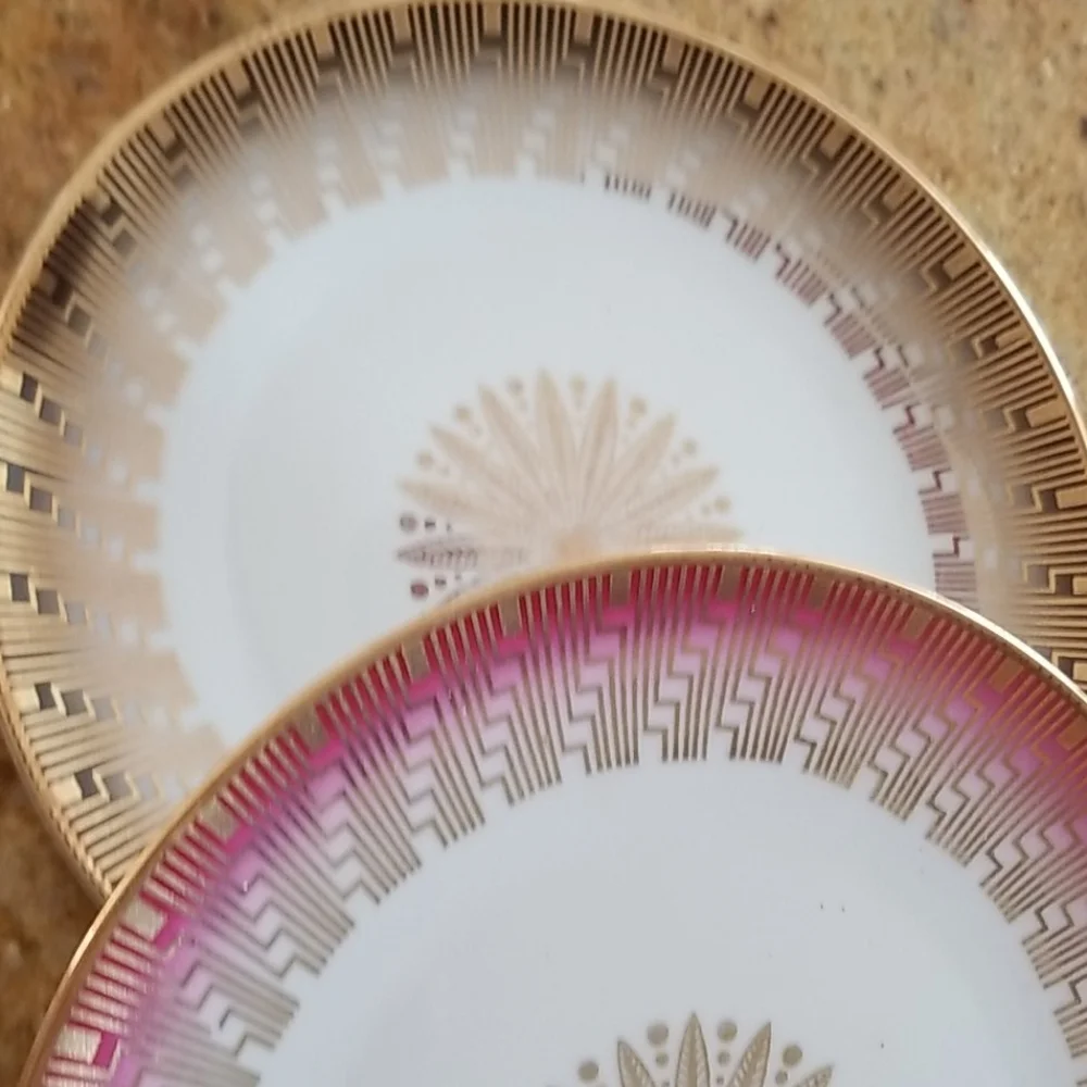 VTG Winterling Bavarian  Porcelain Dessert Plates